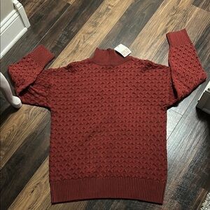 Knox Rose Burgundy Knit Top